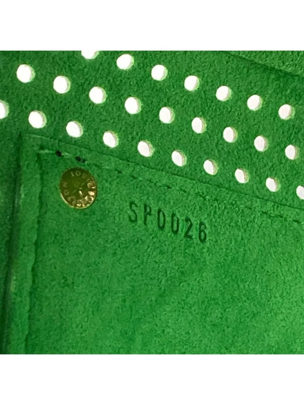 Louis Vuitton Handbag Monogram Perfo Speedy 30 Vert